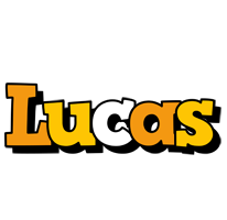 Lucas cartoon logo