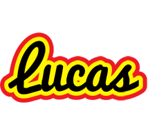 Lucas flaming logo