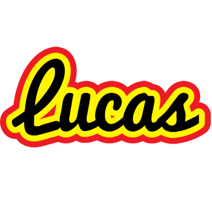 Lucas flaming logo
