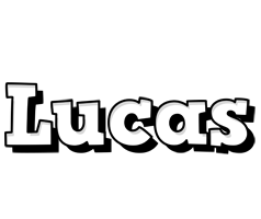 Lucas snowing logo