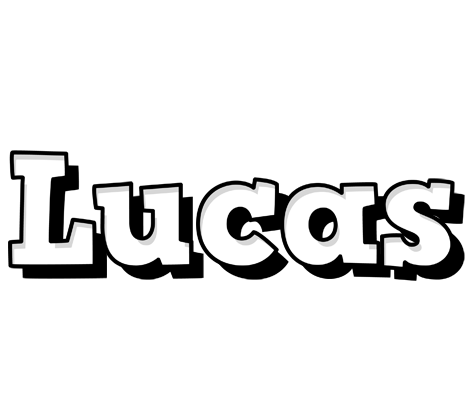 Lucas snowing logo