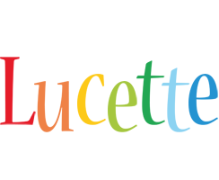 Lucette birthday logo