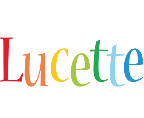 Lucette birthday logo