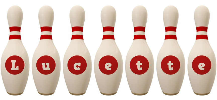 Lucette bowling-pin logo