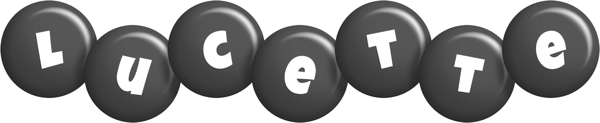 Lucette candy-black logo