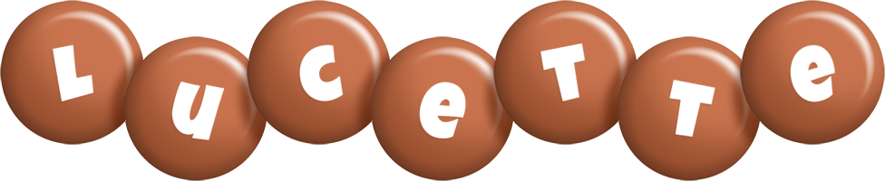 Lucette candy-brown logo