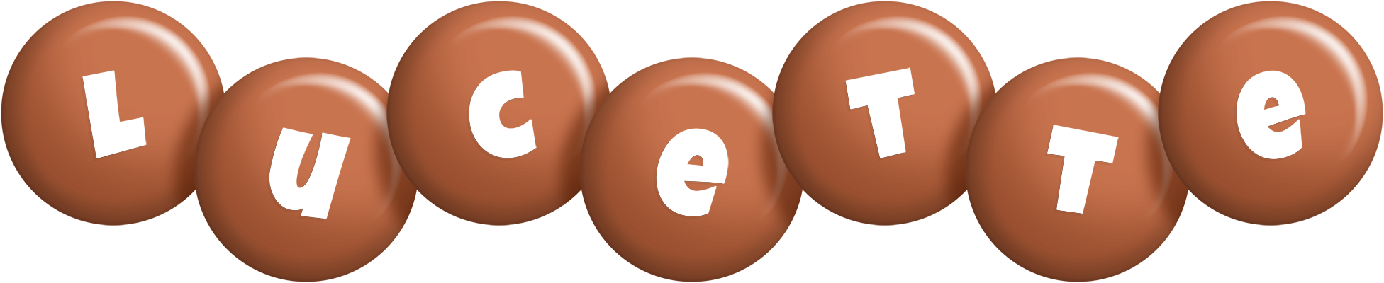 Lucette candy-brown logo
