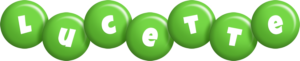 Lucette candy-green logo