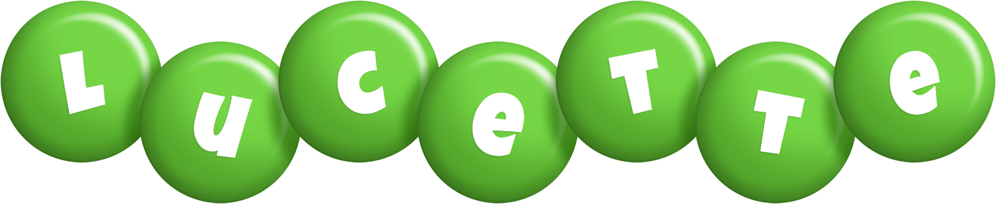 Lucette candy-green logo