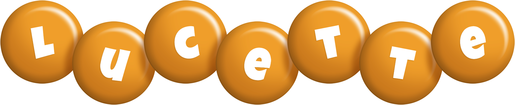 Lucette candy-orange logo