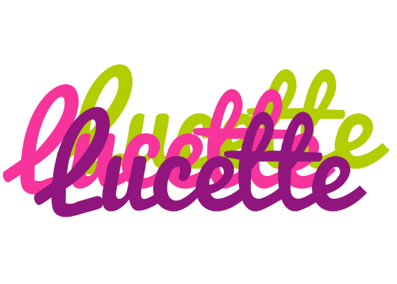Lucette flowers logo
