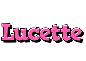 Lucette girlish logo