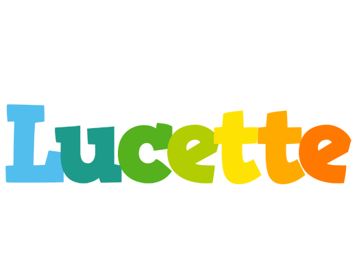 Lucette rainbows logo