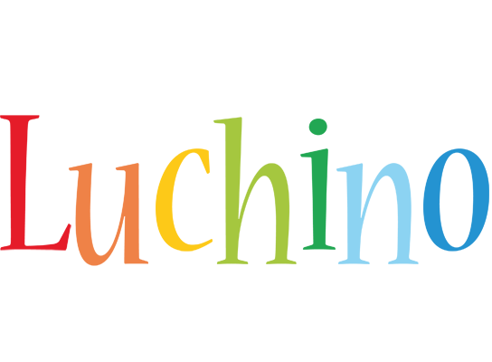 Luchino birthday logo