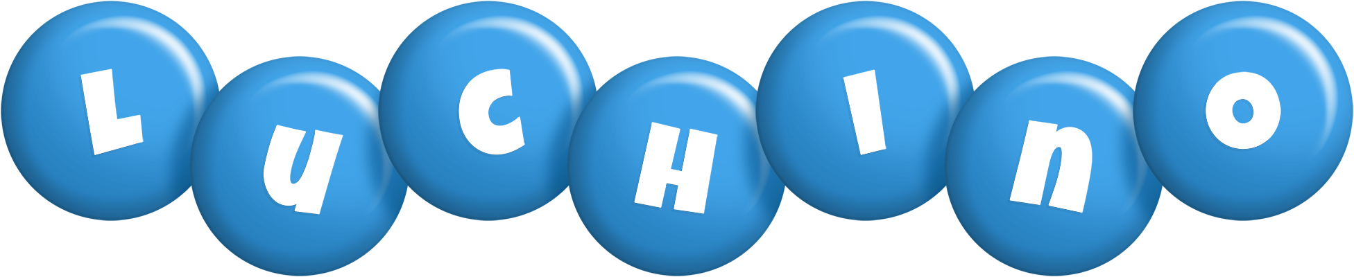 Luchino candy-blue logo
