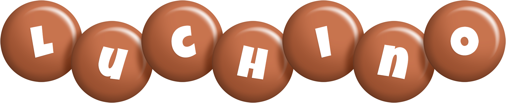 Luchino candy-brown logo