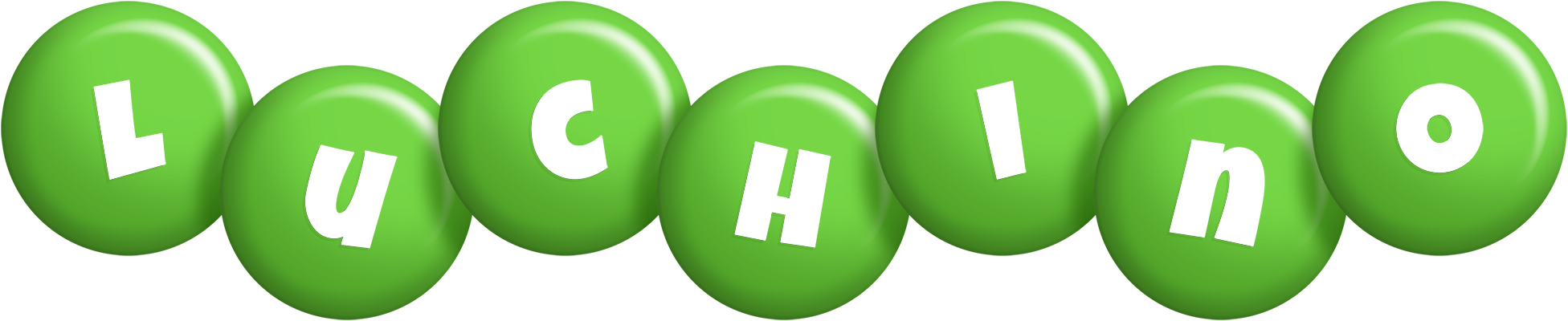 Luchino candy-green logo