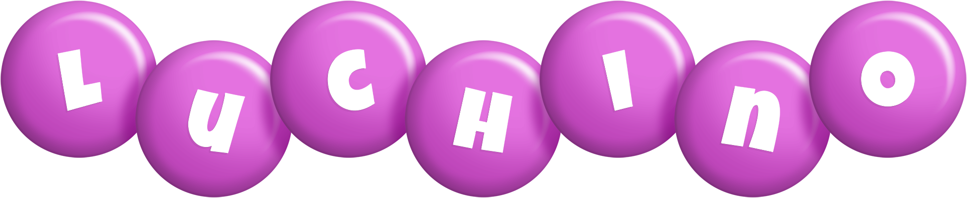 Luchino candy-purple logo