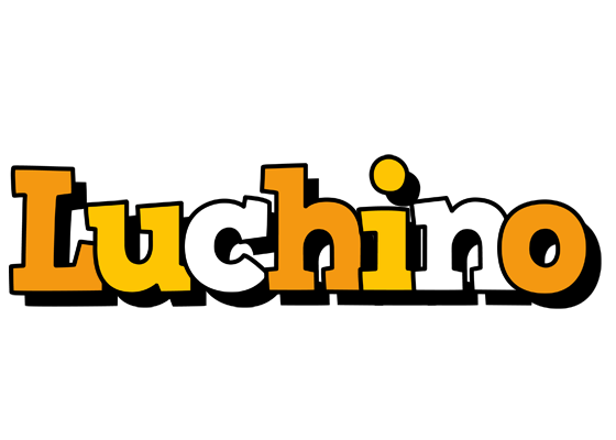 Luchino cartoon logo