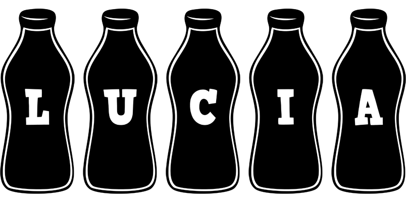 Lucia bottle logo