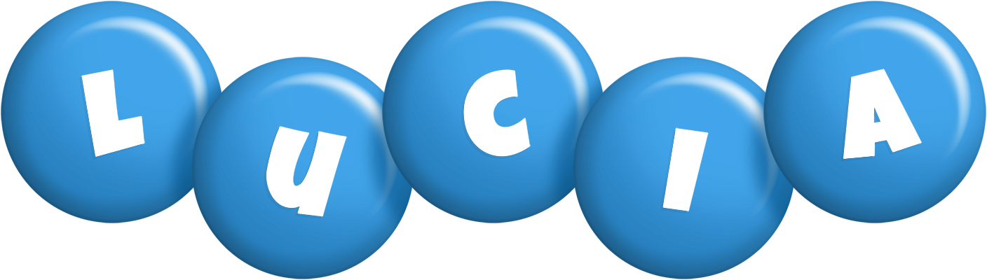 Lucia candy-blue logo