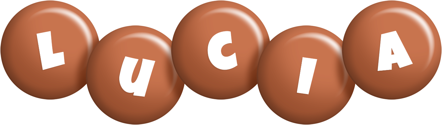 Lucia candy-brown logo