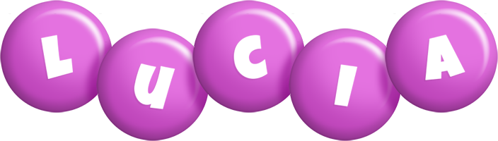 Lucia candy-purple logo