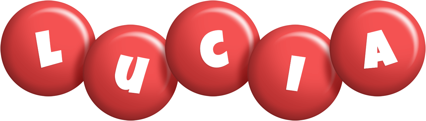 Lucia candy-red logo