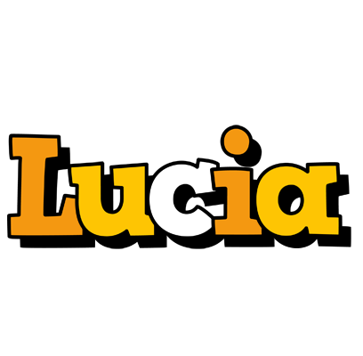 Lucia cartoon logo