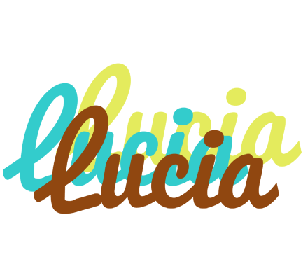 Lucia cupcake logo