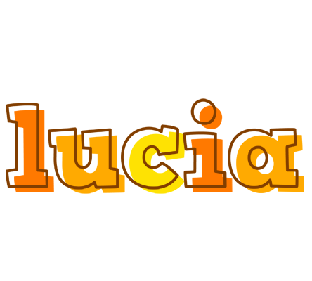 Lucia desert logo