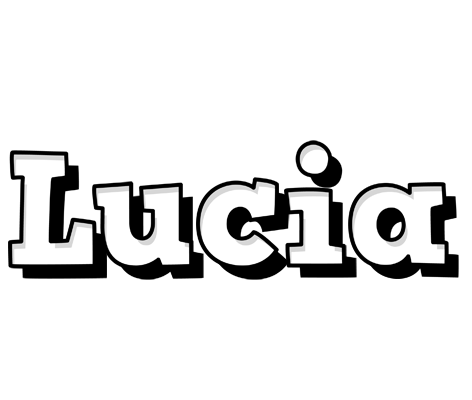 Lucia snowing logo