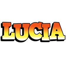 Lucia sunset logo