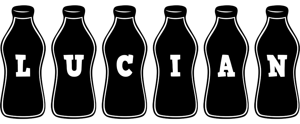 Lucian bottle logo