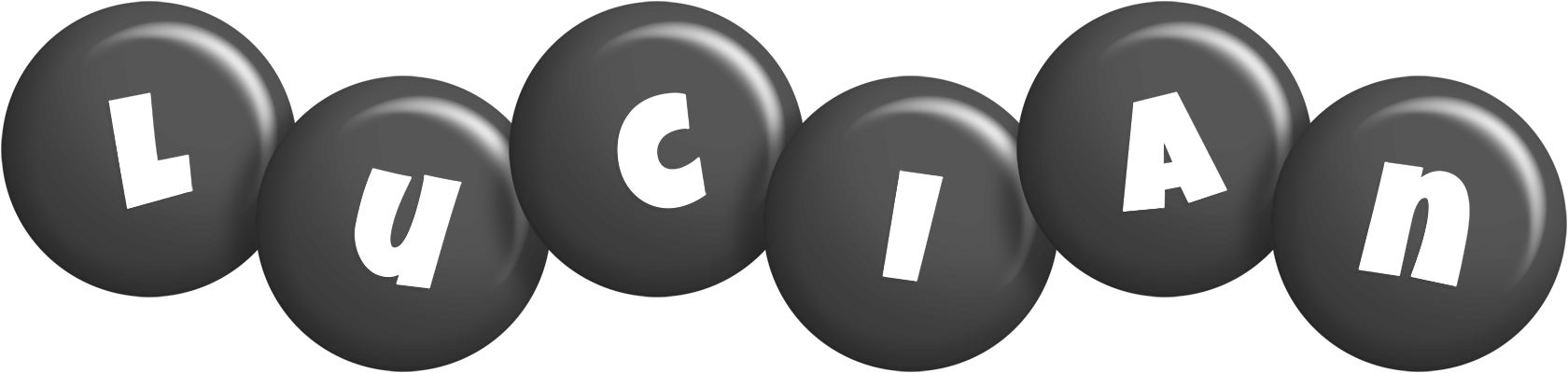 Lucian candy-black logo