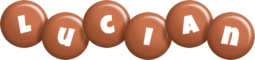 Lucian candy-brown logo