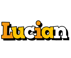 Lucian cartoon logo