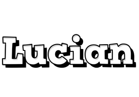 Lucian snowing logo