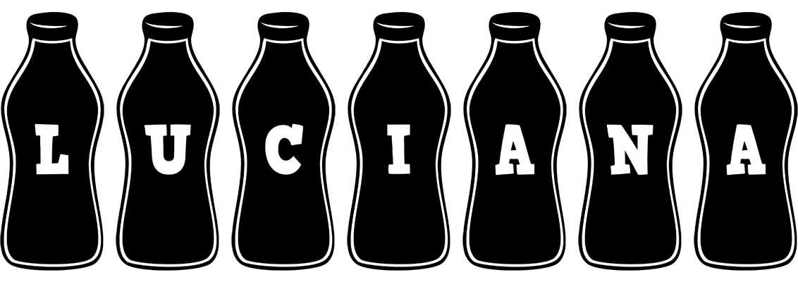 Luciana bottle logo