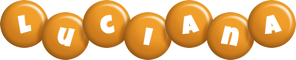 Luciana candy-orange logo