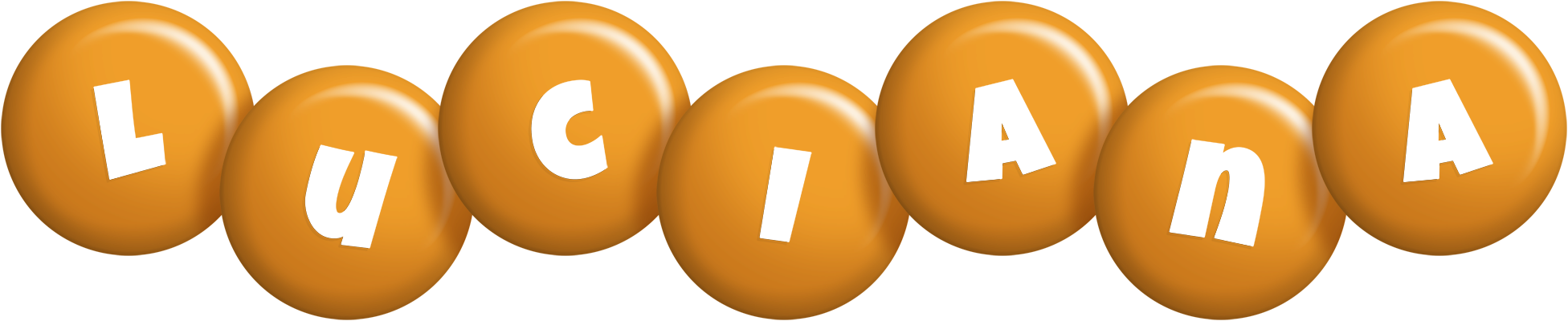 Luciana candy-orange logo
