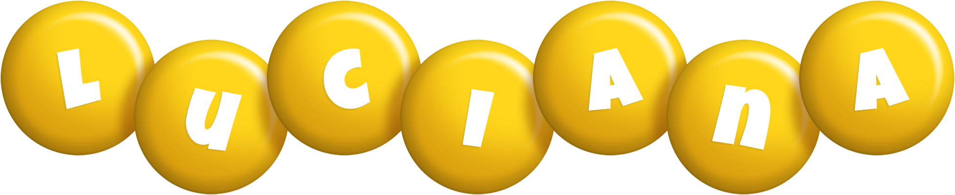 Luciana candy-yellow logo