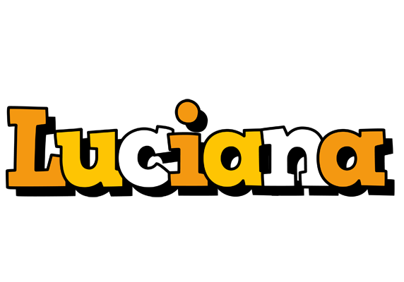 Luciana cartoon logo