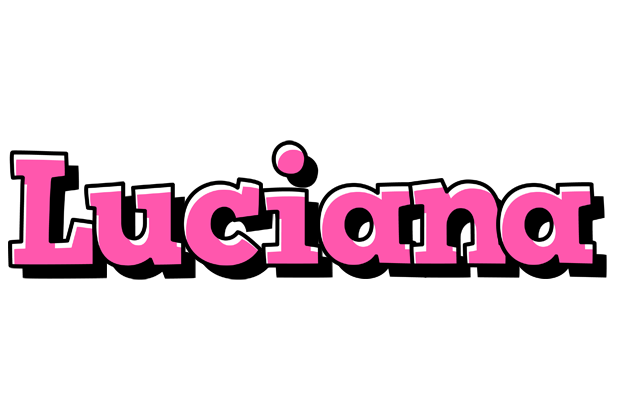 Luciana girlish logo