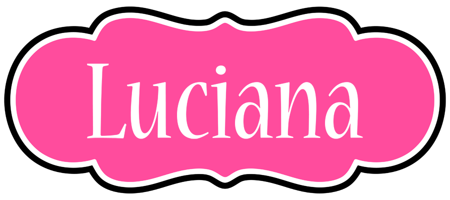 Luciana invitation logo