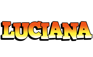 Luciana sunset logo