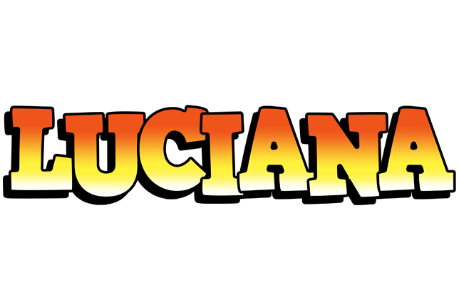 Luciana sunset logo