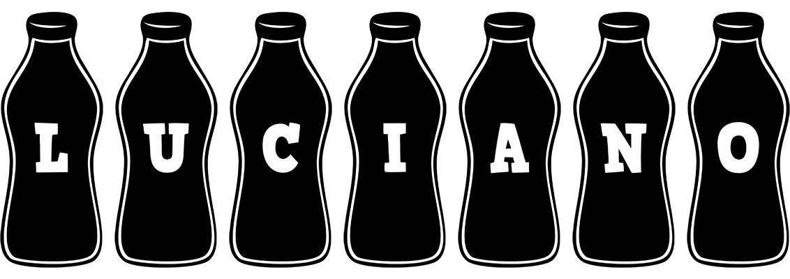 Luciano bottle logo