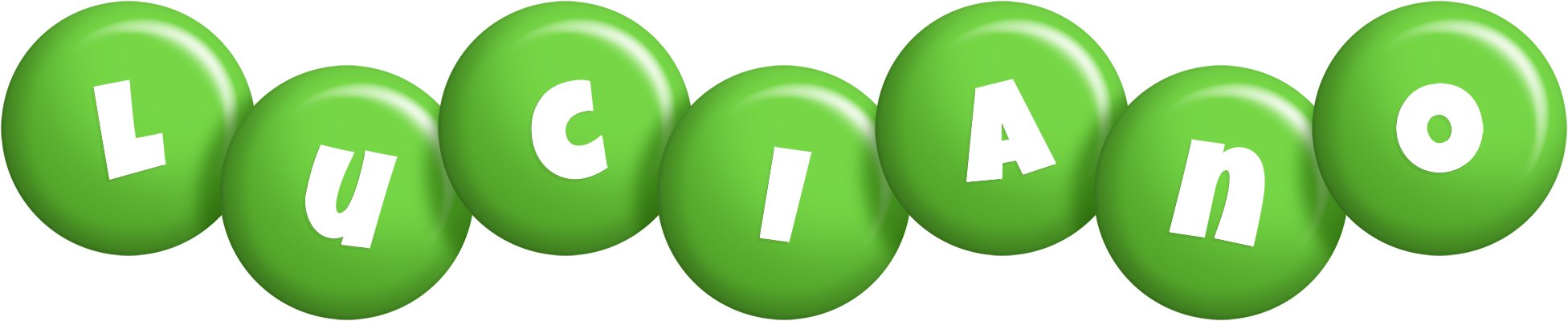 Luciano candy-green logo