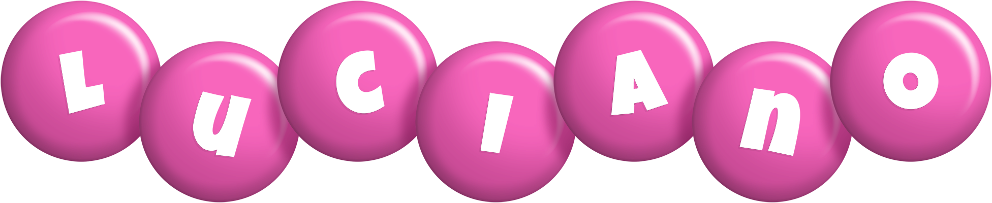 Luciano candy-pink logo